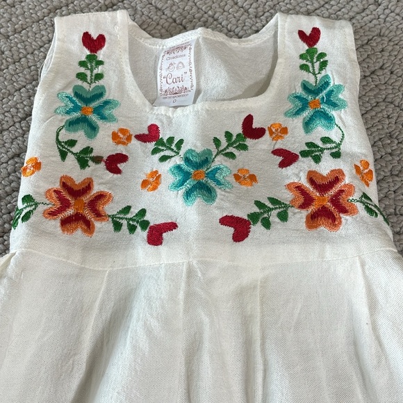 Mexican Embroidered Child’s Dress - Picture 3 of 5